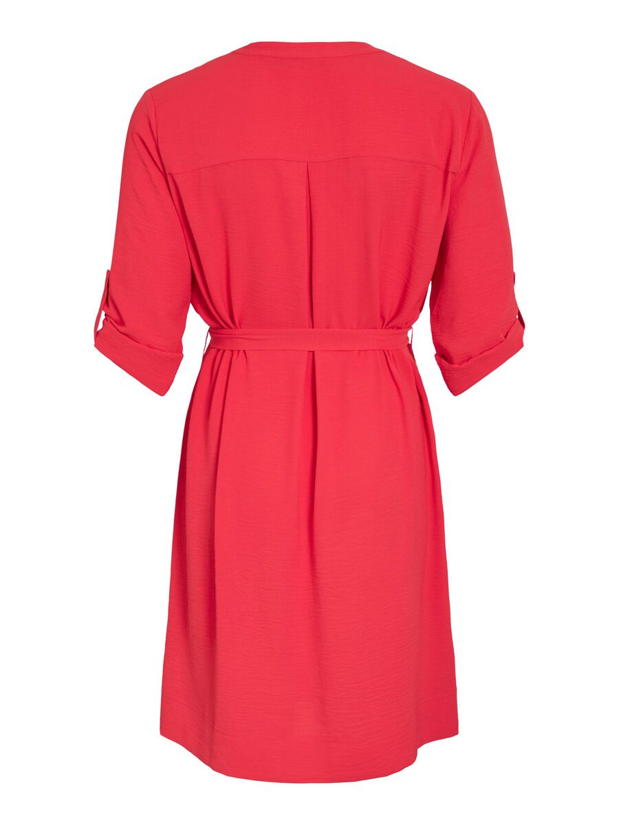 Product carousel image - VIJOSA V-UDSK&AElig;RING KORT KJOLE, Hibiscus | 2