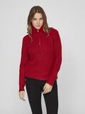 Vila HALV GLIDELÅS STRIKKET PULLOVER, Pompeian Red, highres - 14082582_PompeianRed_003.jpg
