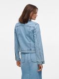 VILA BUTTONED DENIM JACKET, Light Blue Denim, highres - 14103155_LightBlueDenim_004.jpg