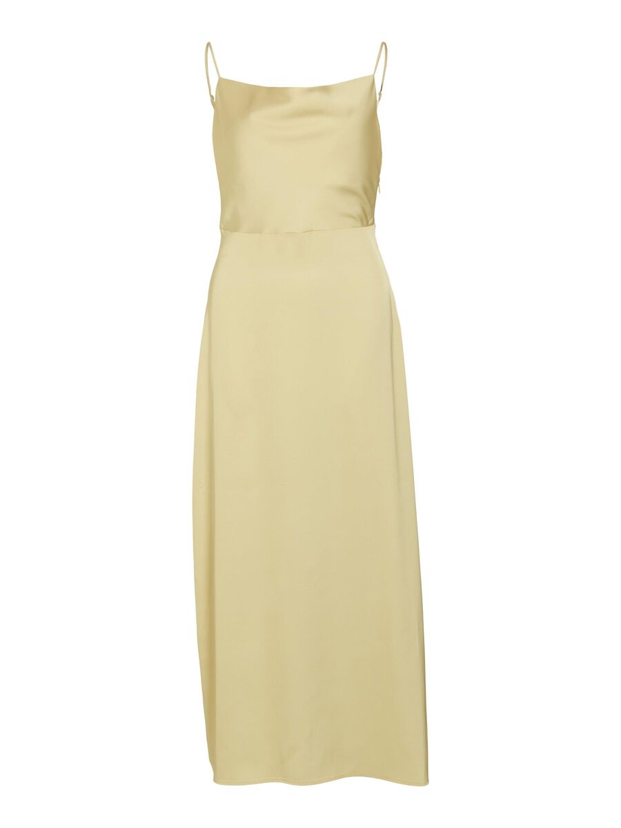 VILA VIRAVENNA STRAP VESTITO DA OCCASIONE, Pale Banana, highres - 14085601_PaleBanana_001.jpg