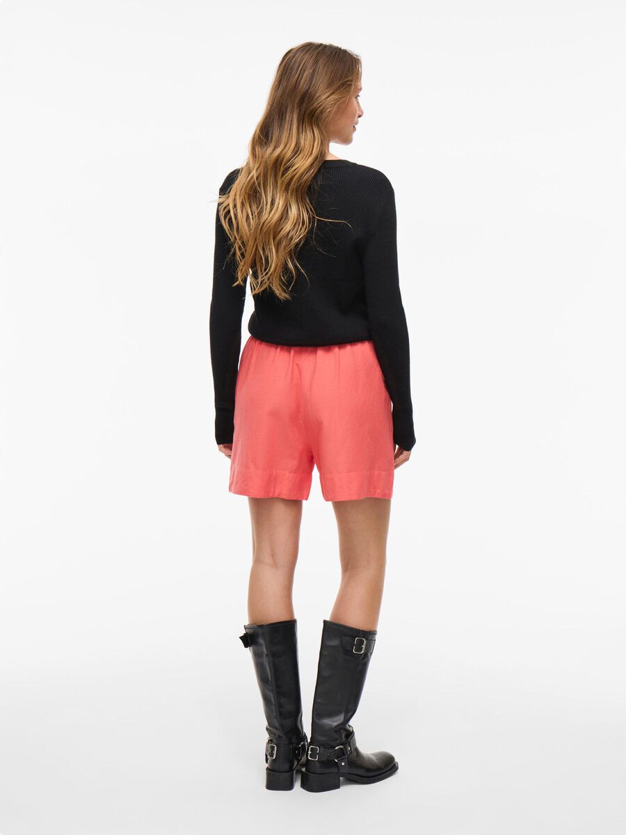 VILA MID WAIST SHORTS, Dubarry, highres - 14104794_Dubarry_004.jpg