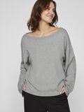 VILA PITKÄHIHAINEN NEULEPAITA, Light Grey Melange, highres - 14109848_LightGreyMelange_007.jpg