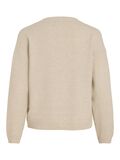 VILA V-NECK KNITTED PULLOVER, Feather Gray, highres - 14107431_FeatherGray_1188959_002.jpg