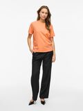 VILA VICELIANA PYÖREÄ PÄÄNTIE LYHYTHIHAINEN TOPPI, Cadmium Orange, highres - 14105250_CadmiumOrange_005.jpg