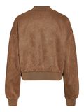 Noisy May FAUX SUEDE BOMBER JACKET, Otter, highres - 27032165_Otter_002.jpg