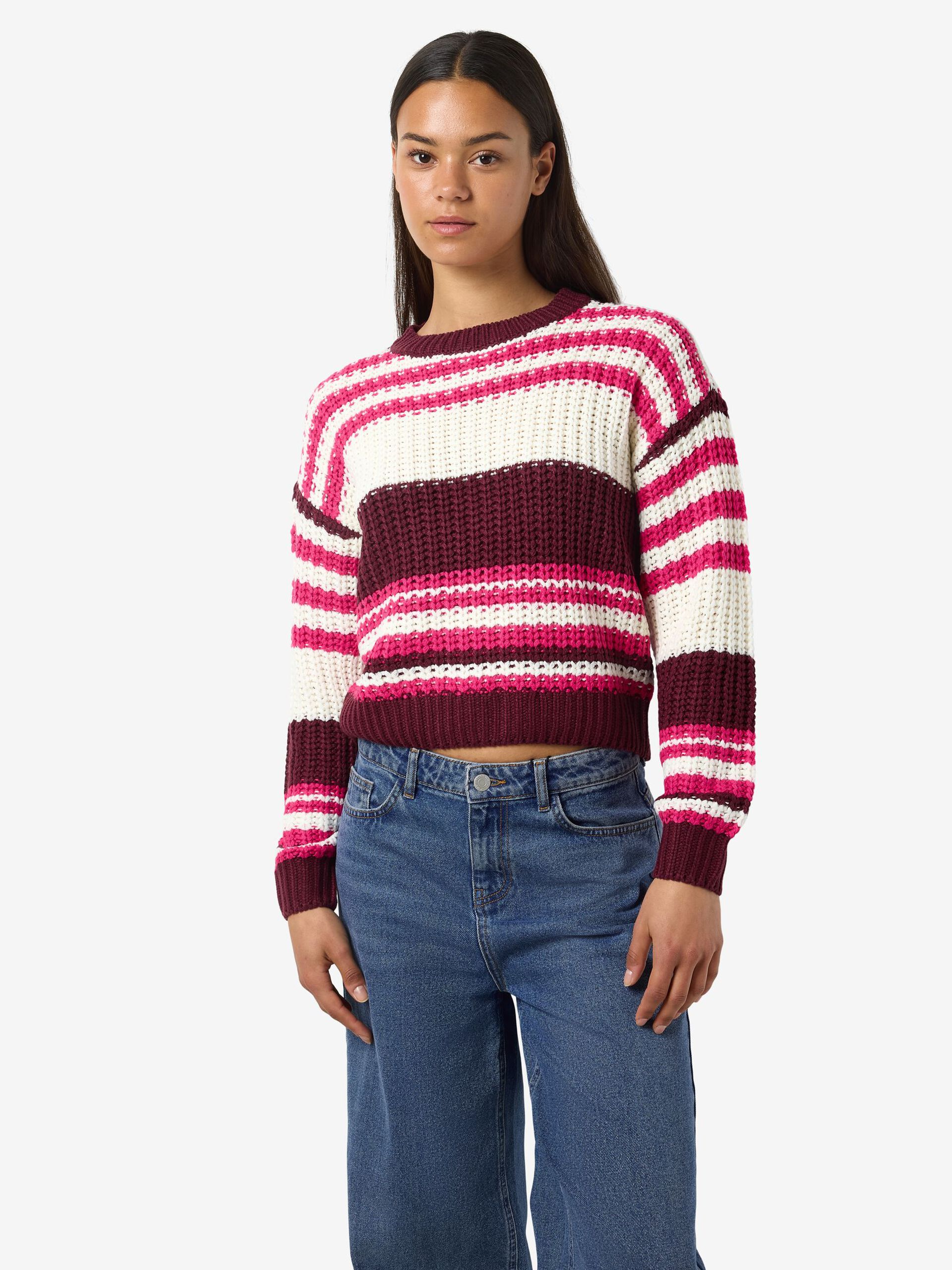 Carousel image - KNITTED PULLOVER, Windsor Wine | 5