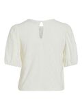 VILA ROUND NECK SHORT SLEEVED TOP, Optical Snow, highres - 14101667_OpticalSnow_002.jpg
