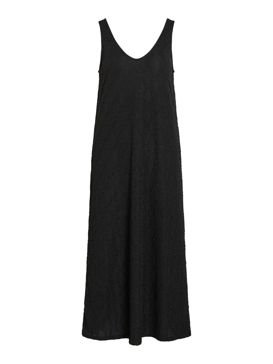 VILA VIMIST SLEEVELESS MIDI DRESS, Black, highres - 14112693_Black_001.jpg