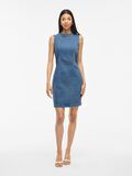 VILA VINONA SHORT DENIM DRESS, Medium Blue Denim, highres - 14113657_MediumBlueDenim_005.jpg