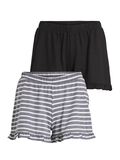 Vila PETITE - 2-PAK SHORTS, Black, highres - 14074325_Black_932997_001.jpg