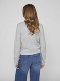 Vila COL ROND PULL EN MAILLE, Light Grey Melange, highres - 14054177_LightGreyMelange_004.jpg