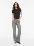 Product image thumbnail - VIPALMA MID-WAIST WIDE FIT JEANS, Light Grey Denim | 4