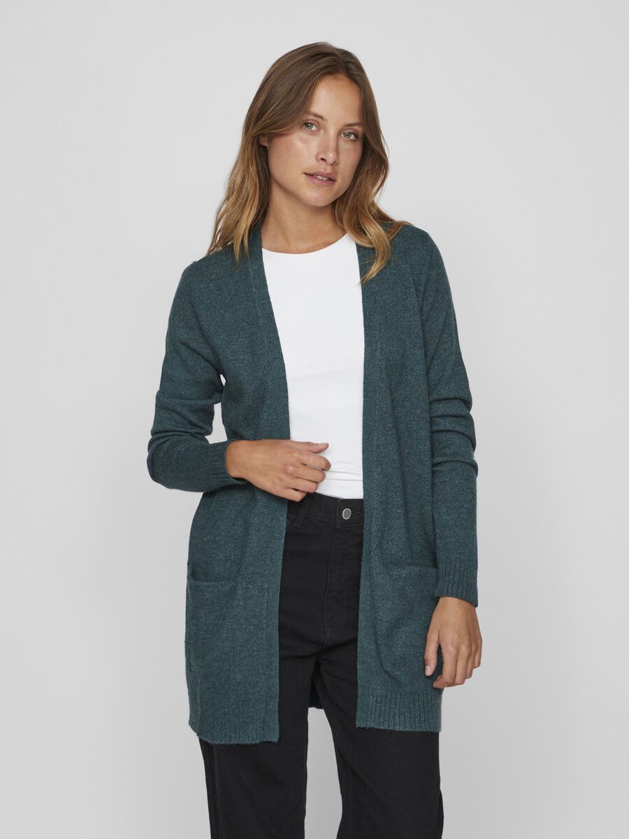 Vila BASIC STRIKKET CARDIGAN, Ponderosa Pine, highres - 14044041_PonderosaPine_958891_003.jpg