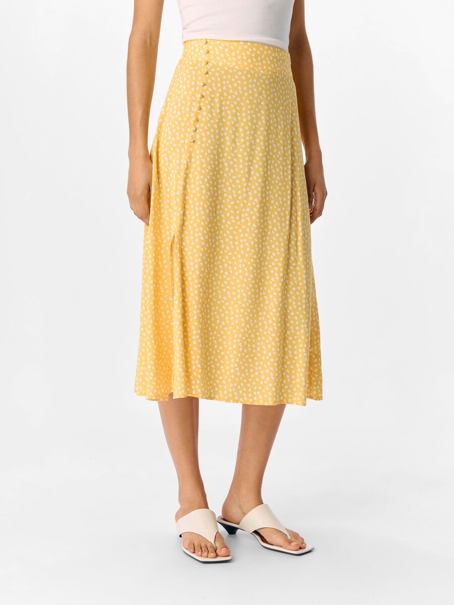 OBJECT GEDESSINEERDE MIDDELLANGE ROK, Daffodil, highres - 23032773_Daffodil_967950_003.jpg