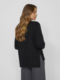 VILA ROUND NECK KNITTED PULLOVER, Black Beauty, highres - 14102628_BlackBeauty_004.jpg