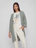 Vila 3/4-SLEEVED OPEN KNITTED CARDIGAN, Green Milieu, highres - 14082050_GreenMilieu_003.jpg