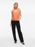 VILA COL EN V TOP SANS MANCHES, Cadmium Orange, highres - 14106641_CadmiumOrange_005.jpg