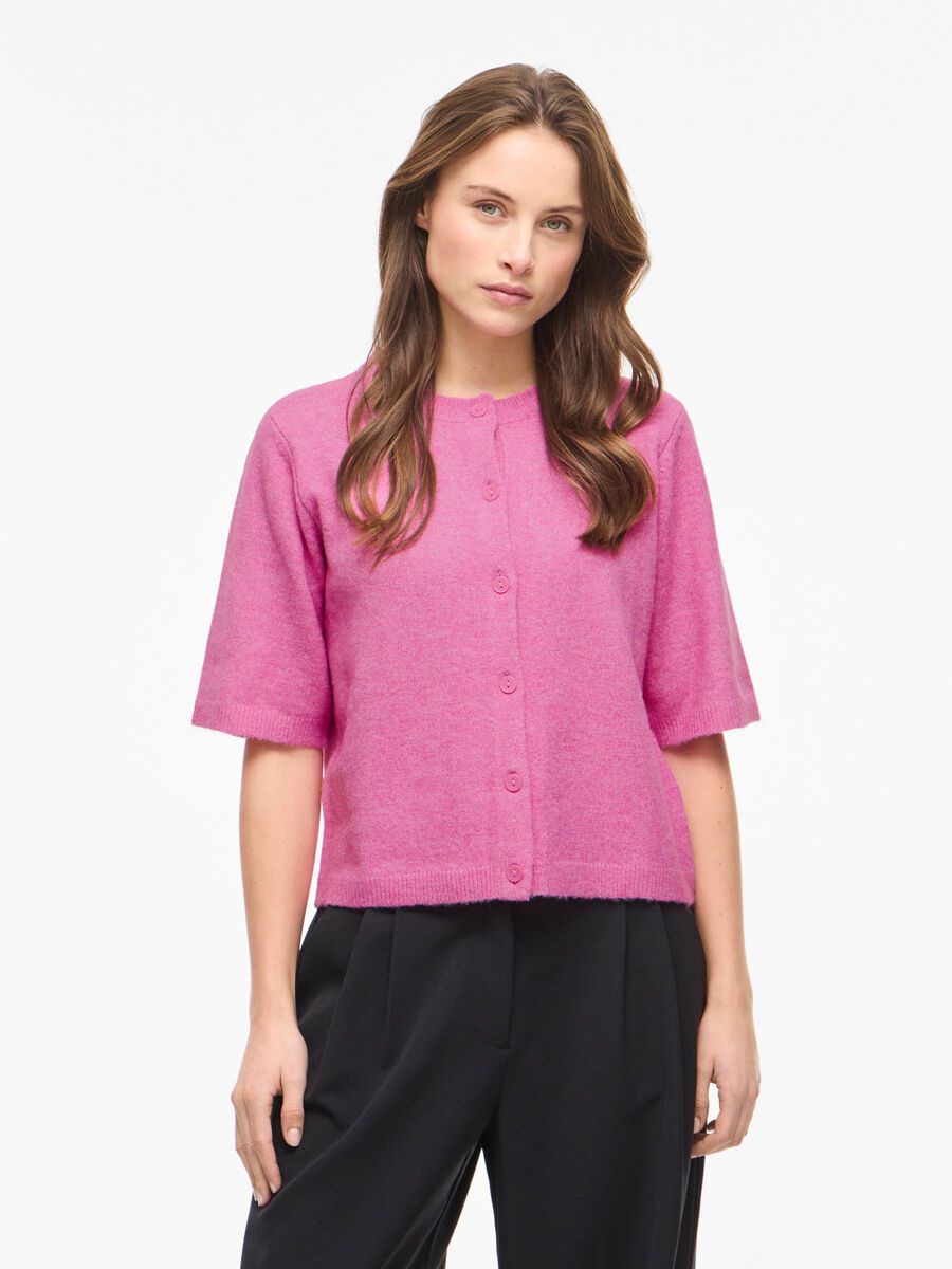 Product carousel image - VILIGA SHORT SLEEVED KNITTED CARDIGAN, Fiji Flower | 1