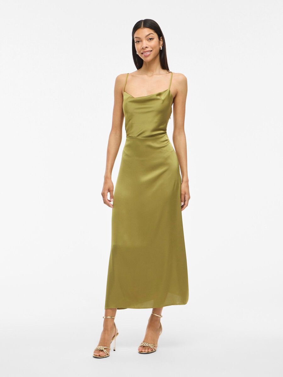 Carousel image - VIRAVENNA BANDJE MINI-JURK, Green Moss | 4