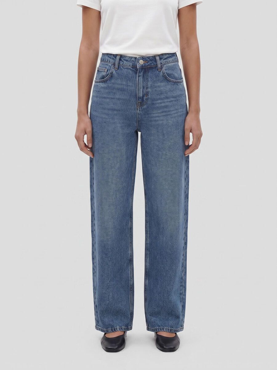 Product carousel image - NMALEXA JEAN LOOSE FIT, Medium Blue Denim | 1