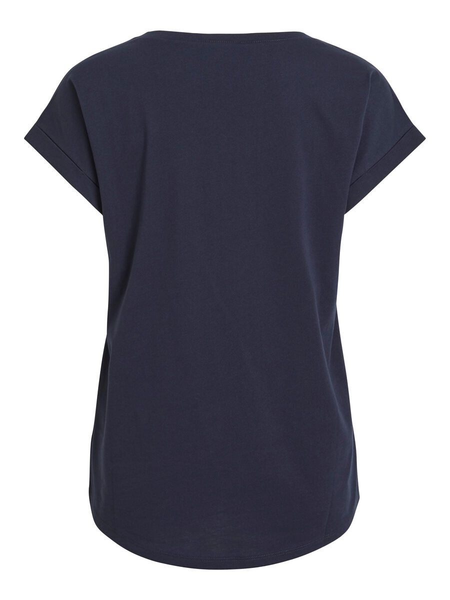 VILA VIDREAMERS - ENCOLURE RONDE T-SHIRT, Total Eclipse, highres - 14083083_TotalEclipse_002.jpg