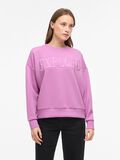 Product image thumbnail - VIREFLECT RUND HALS LANGERMET SWEATSHIRT, First Bloom | 1