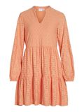 VILA VIKAWA LONG SLEEVED SHORT DRESS, Shell Coral, highres - 14070250_ShellCoral_001.jpg