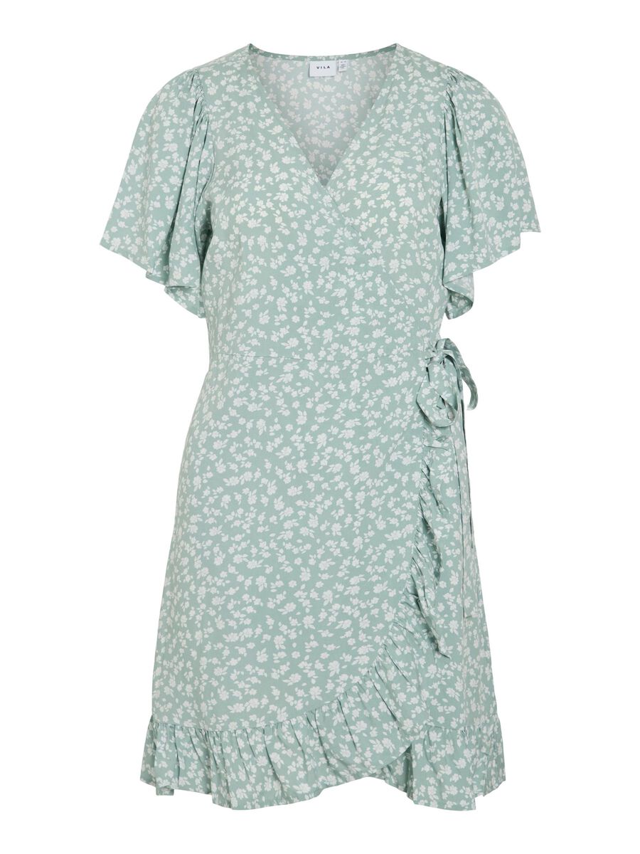 VILA KURZARM WICKELKLEID, Green Milieu, highres - 14102088_GreenMilieu_1208703_001.jpg