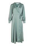 VILA LONG SLEEVED MIDI WRAP DRESS, Green Milieu, highres - 14093784_GreenMilieu_001.jpg