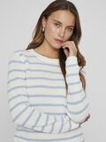 VILA VIDALO GESTREIFTES STRICKPULLOVER, White Alyssum, highres - 14101685_WhiteAlyssum_1150797_006.jpg