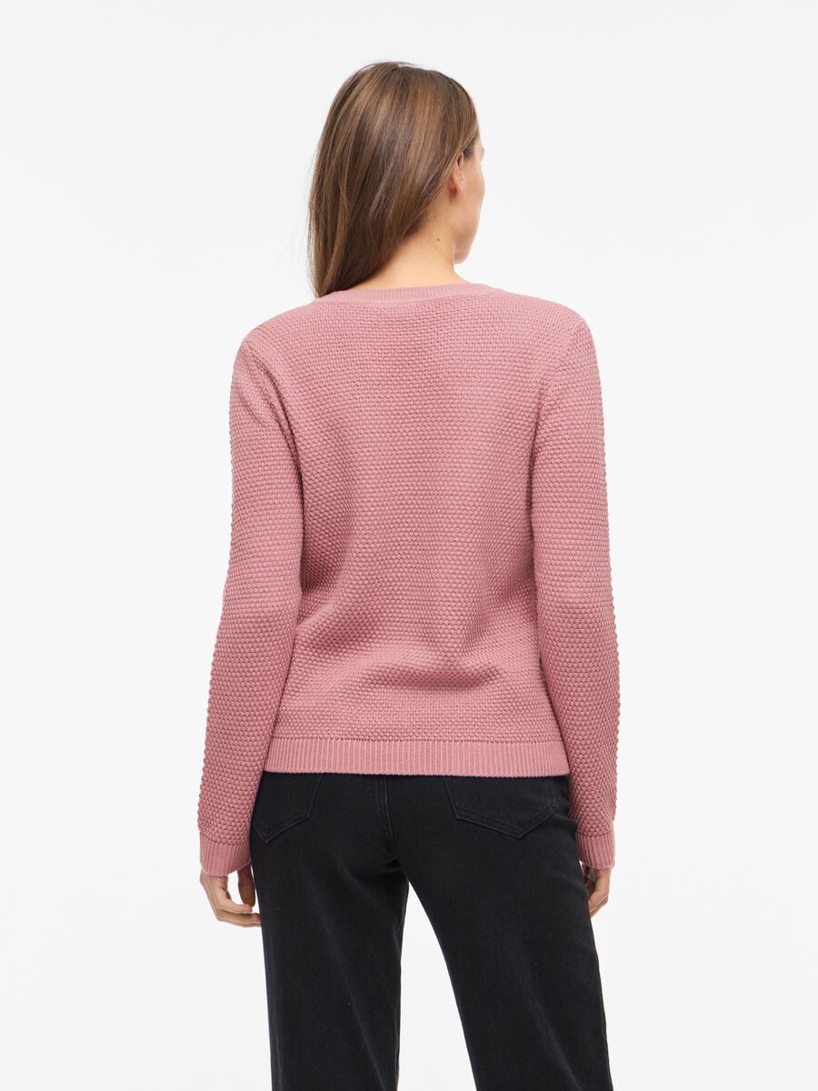 Product carousel image - VIDALO BASIC KNITTED PULLOVER, Nostalgia Rose | 2
