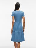 VILA SHORT SLEEVED MIDI DRESS, Coronet Blue, highres - 14109684_CoronetBlue_004.jpg