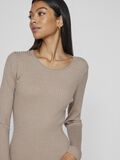 VILA MAXI KNITTED DRESS, Natural Melange, highres - 14109935_NaturalMelange_006.jpg