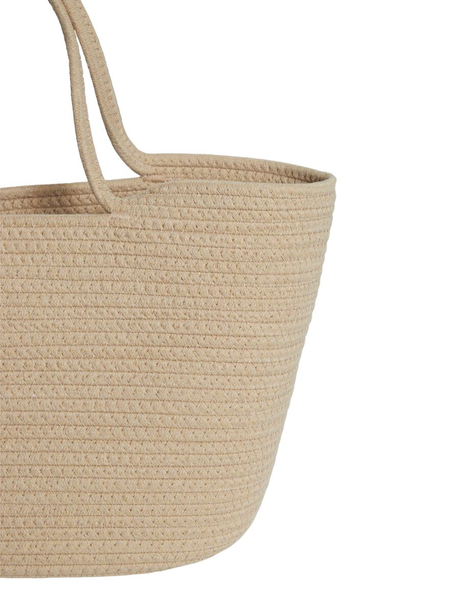 Carousel image - COTTON SHOPPER BAG, Double Cream | 3