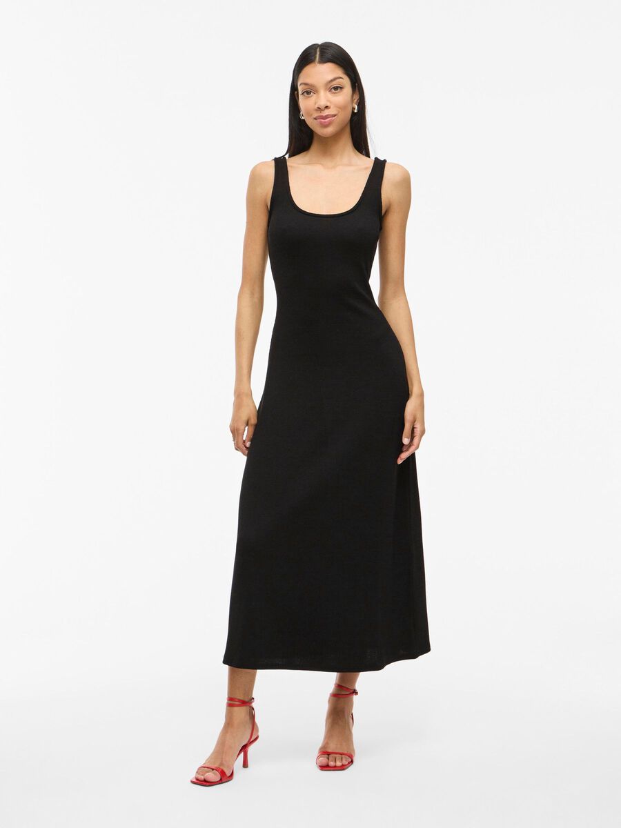 VILA VIENZA SLEEVELESS MAXI DRESS, Black, highres - 14112798_Black_003.jpg