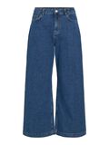 VILA HIGH WAIST CULOTTE JEANS, Medium Blue Denim, highres - 14104639_MediumBlueDenim_001.jpg