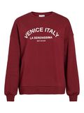 VILA LØS PASSFORM SWEATSHIRT, Cabernet, highres - 14110539_Cabernet_1222600_001.jpg