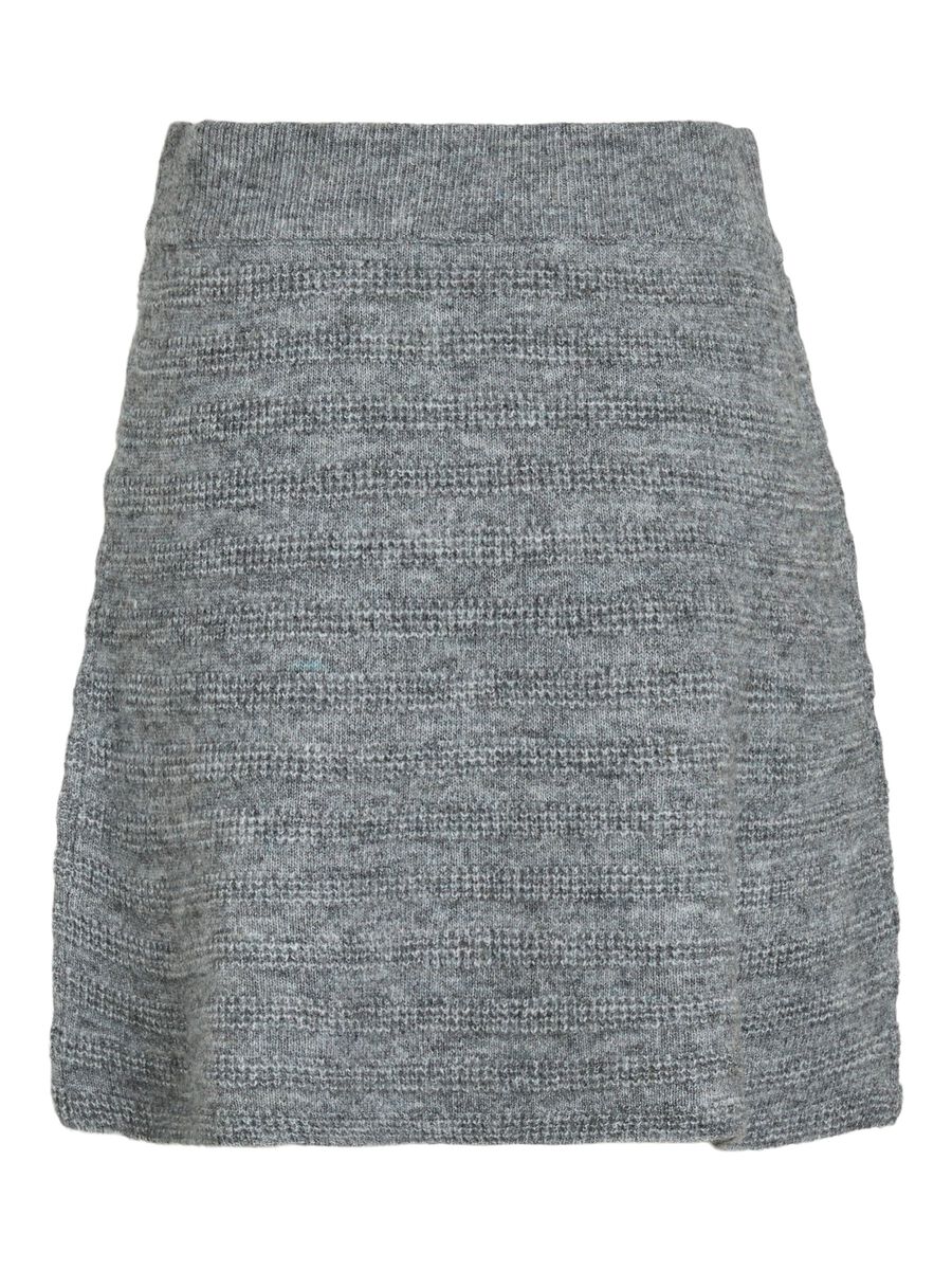 Product carousel image - VIJAYLA KNITTED MINI SKIRT, Medium Grey Melange | 2