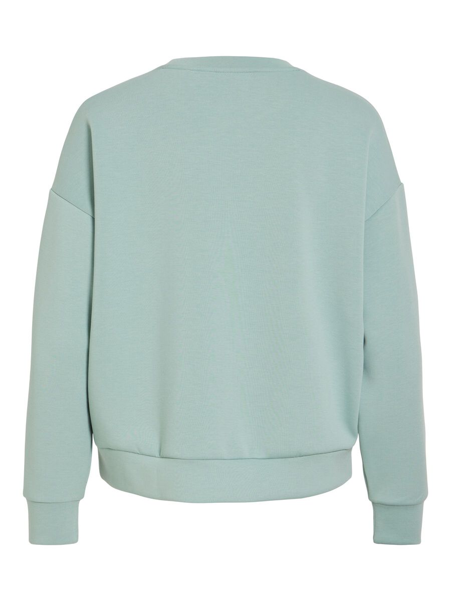 Product carousel image - VIREFLECT ROUND NECK LONG SLEEVED SWEATSHIRT, Blue Surf | 2