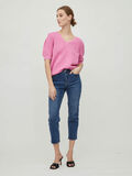 Vila KNITTED SHORT SLEEVED TOP, Fuchsia Pink, highres - 14072144_FuchsiaPink_005.jpg