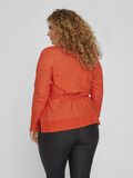 Vila CURVE - KNITTED WRAP TOP, Tigerlily, highres - 14081102_Tigerlily_004.jpg