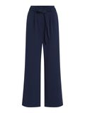VILA HIGH WAIST WIDE-LEG TROUSERS, Navy Blazer, highres - 14107244_NavyBlazer_001.jpg