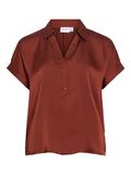 Product image thumbnail - VIENNA SHORT SLEEVED SHIRT, Smoked Paprika | 6