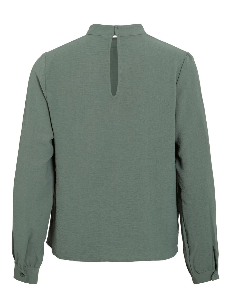 Product carousel image - HIGH NECK LONG SLEEVED TOP, Laurel Wreath | 2