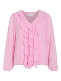 VILA VIANE VOLANG LÅNGÄRMAD TOPP, Bonbon, highres - 14114604_Bonbon_001.jpg