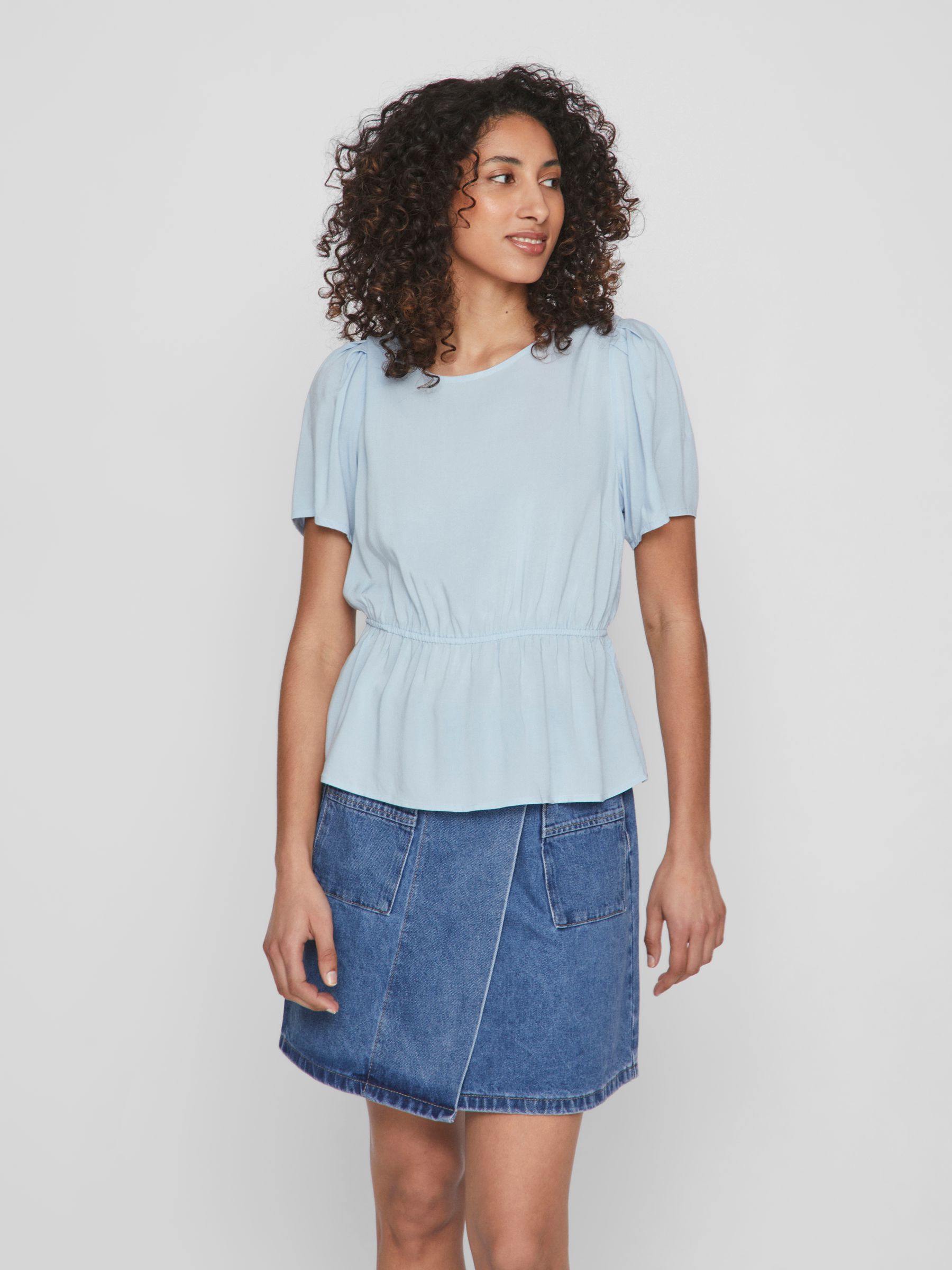Vila peplum shop skirt
