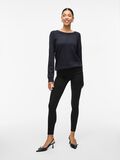 VILA VIRIL ROUND NECK KNITTED PULLOVER, Total Eclipse, highres - 14054177_TotalEclipse_714851_005.jpg