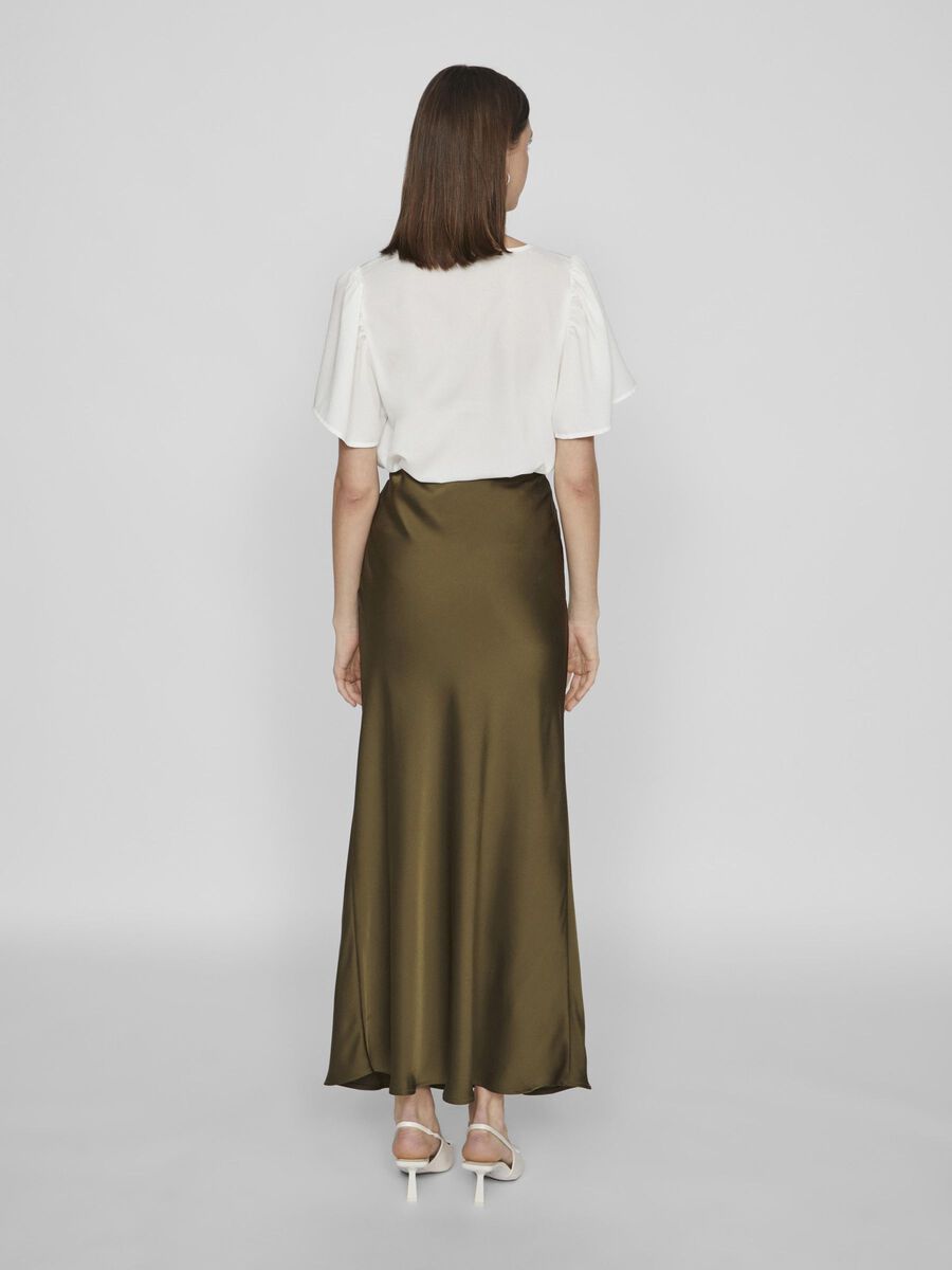 VILA HIGH WAIST MAXI SKIRT, Dark Olive, highres - 14100713_DarkOlive_004.jpg