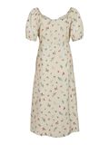 VILA SHORT SLEEVED MIDI DRESS, Birch, highres - 14106033_Birch_1176933_002.jpg