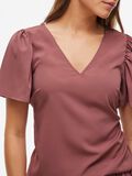 VILA DEKOLT W SEREK TOP Z KRÓTKIMI RĘKAWAMI, Rose Brown, highres - 14109690_RoseBrown_006.jpg